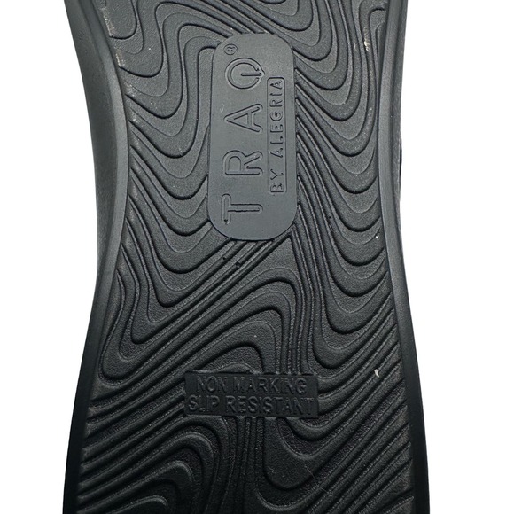 Traq by Alegria | Women | Qwik Black Comfort Slip-On Shoes | Size EU 43 US 12 - Picture 7 of 13